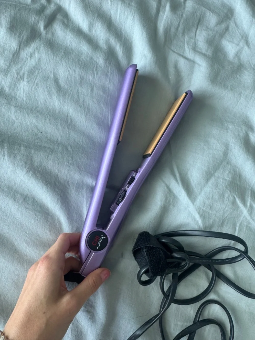 CHI Air Classic Tourmaline Ceramic 1” Hairstyling Iron in Midnight Violet